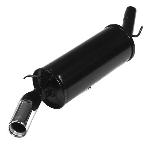 Rear Exhaust / Muffler Autobianchi Y10 After 1989 Round outlet - O-QD-LA681-R - 3661768236536