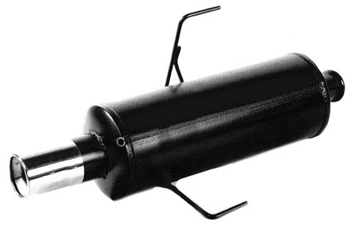 Endstücke / Auspuff Peugeot 106 1.4 XSI CEE-geprüft Auslass 76mm - O-QD-PE606-R - 3661768216224
