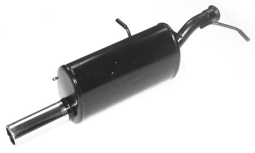 Terminal / Silencieux échappement GT2i Peugeot 307 2.0 Après 2002 76mm Homologué CEE - O-QD-PE826-R - 3661768133200