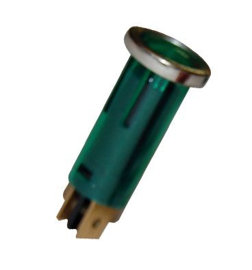 Spia Luminosa Luminoso Tubolare Verde 16.75mm - LU-K123 - 3661768058343