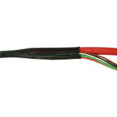 Dehnbarer Schlauch Schwarz 10 - 20mm (25m)
