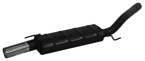Silenziatore di scarico GT2i Renault Super 5 GT Turbo Uscita rotonda 63 mm - O-QD-RE626-R - 3661768133217