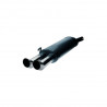 Rear Exhaust / Muffler Opel Kadett E 2.0 16V GSI 2 Outlets DTM 63mm