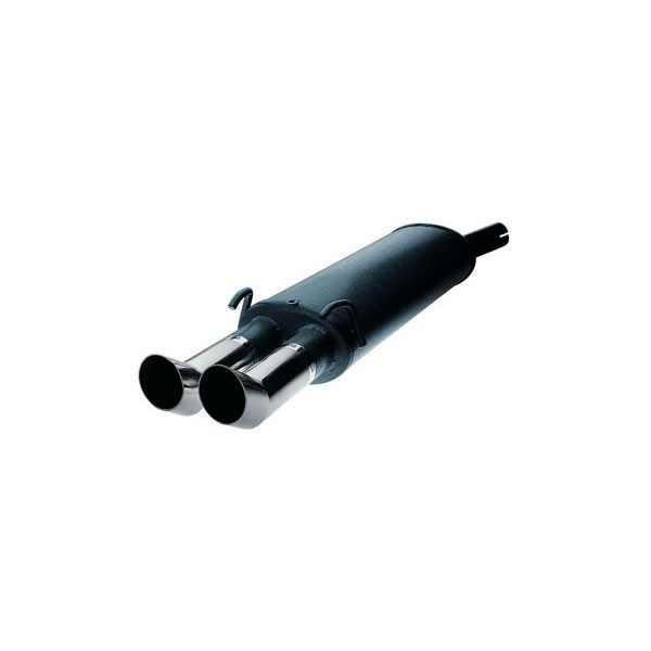 Rear Exhaust / Muffler Opel Kadett E 2.0 16V GSI 2 Outlets DTM 63mm - O-QD-OP619-DTM - 3661768236581