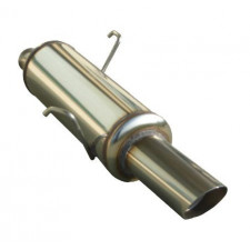 Scarico / Silenziatore Inoxcar Inox Peugeot 106 1.1 / 1.3 / 1.4 Prima di 1996 Uscita 1x90mm Rally