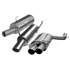 Inoxcar Stainless Steel Rear Exhaust / Muffler Peugeot 106 1.6 16v / Rally After 1996 Outlet 1x90 Rally
