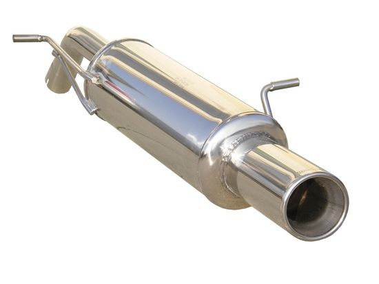 Inoxcar Stainless Steel Rear Exhaust / Muffler Peugeot 207 1.6 16v After 2007 Outlet 1x102mm - IC-PE20702102 - PE207.02.102 - 3661768206829