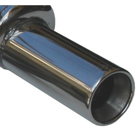 Terminaux / Silencieux Inoxcar Inox Renault Megane II 2.0 16v Sortie 1x102mm