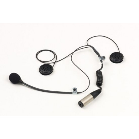 Kit Micro / Hauts Parleurs Stilo Casque Jet / Radio Trophy Ecouteurs