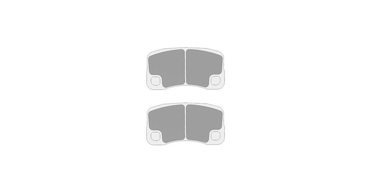 Plaquettes de Frein CL Brakes RC6 arrière Porsche 997 GT3