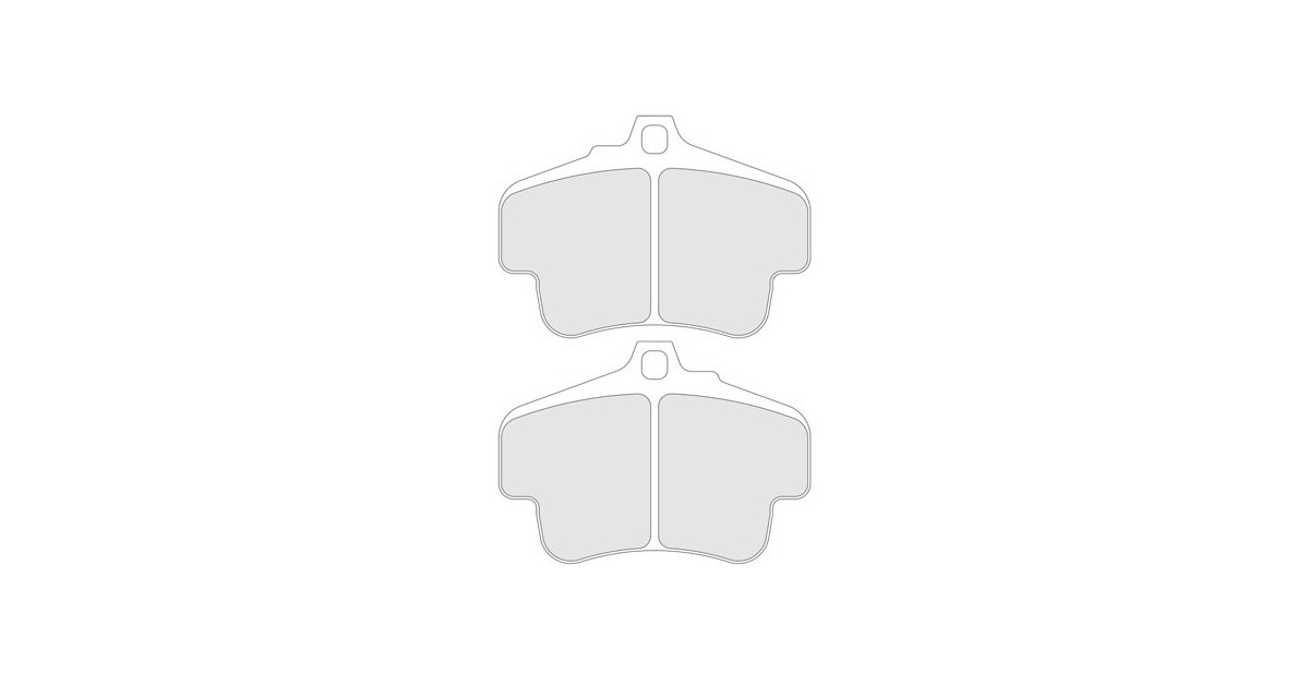 Brake pads CL Brakes RC6 front Porsche997 Carrera 2/4