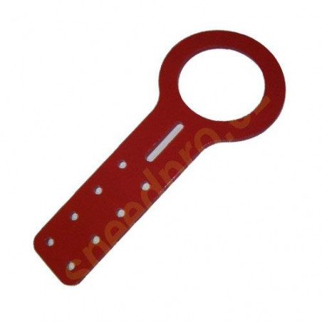 Crochet de Remorquage Plat Alu Diamètre 55mm Epaisseur 5mm