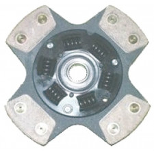 BRATEX 4 metal sintered paddle sprung clutch disk, 6 springsFiat 131 Abarth