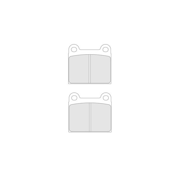 Plaquettes de Frein CL Brakes RC6 Avant Simca 1000 Rallye 2 - CL-4004-RC6 - 4004T15 RC6 - 3661768201831