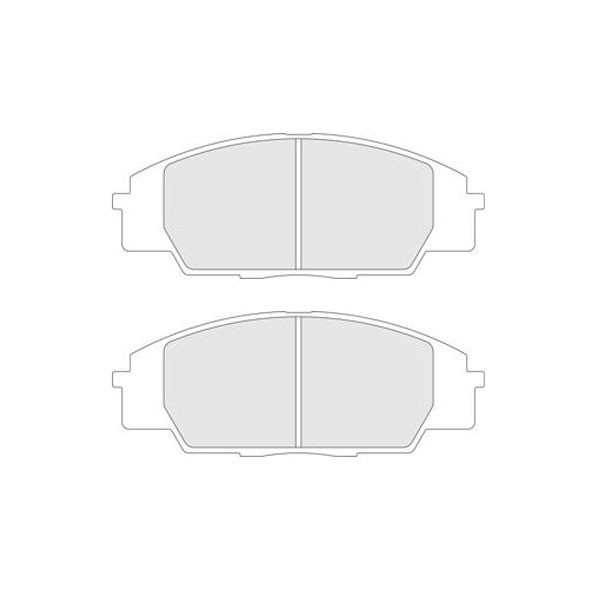 Pastiglie Freno CL Brakes RC6 Prima Honda Civic - CL-4070-RC6 - 4070 RC6 - 3661768202142