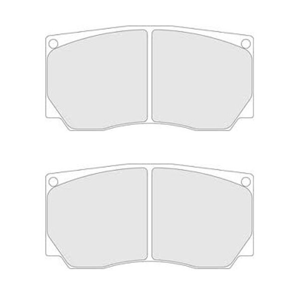Plaquettes de Frein CL Brakes RC6 Avant Mitsubishi Lancer Evo IX - CL-5011W61T17RC6 - 5011W61T17,5 RC6 - 3661768202418