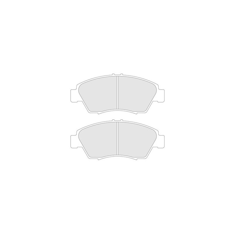 Pastiglie Freno CL Brakes RC6 Prima Honda Civic Vtec - CL-4077-RC6 - 4077 RC6 - 3661768202166