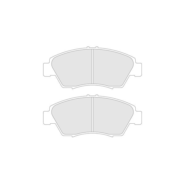 Pastiglie Freno CL Brakes RC6 Prima Honda Civic Vtec - CL-4077-RC6 - 4077 RC6 - 3661768202166