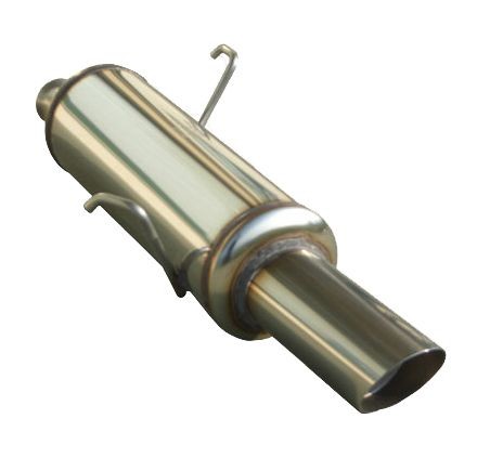 Terminaux / Silencieux Inoxcar Inox Peugeot 206 1.4 Avant 2000 Sortie 1x90mm Rallye - IC-PE2060290RA - PE206.02.90RA - 3661768206386