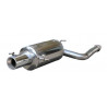 Inoxcar Stainless Steel Rear Exhaust / Muffler Subaru Impreza STI Turbo After 2002 Outlet 1x102mm