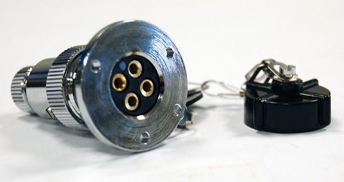 4-poliger wasserdichter elektrischer Anschluss 3A - LU-CONEX-4 - 3661768220627
