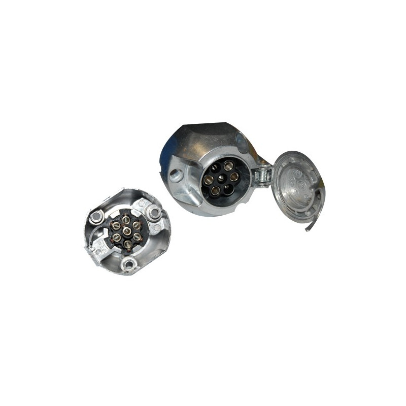 Socket 7 Poles 12v (12N) Aluminium Trailer  - EL-HF400130 - 3661768221723