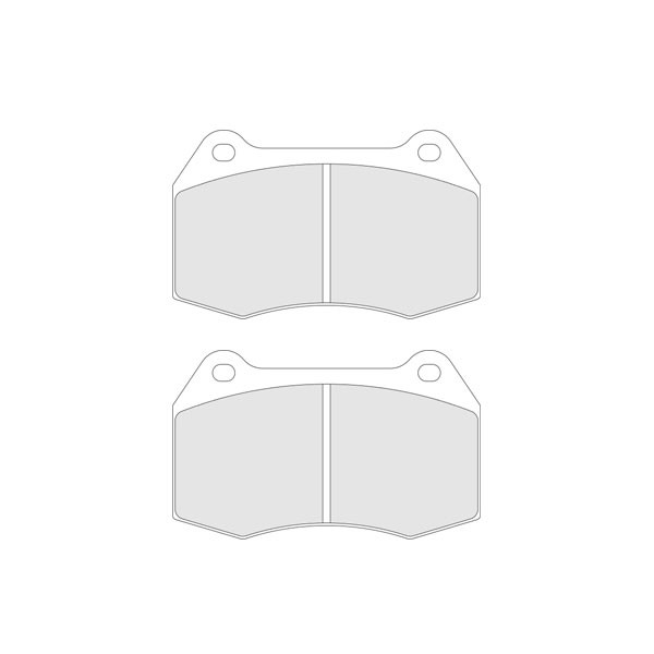 Plaquettes de Frein CL Brakes RC6 Avant Nissan 350z - CL-4061-RC6 - 4061T18 RC6 - 3661768261118