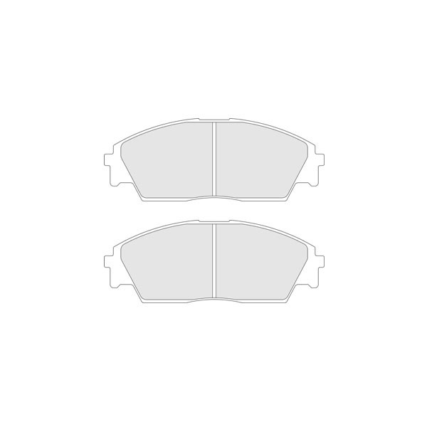 Plaquettes de Frein CL Brakes RC6 Avant Honda Civic 1.6 16v - CL-4083-RC6 - 4083 RC6 - 3661768216507