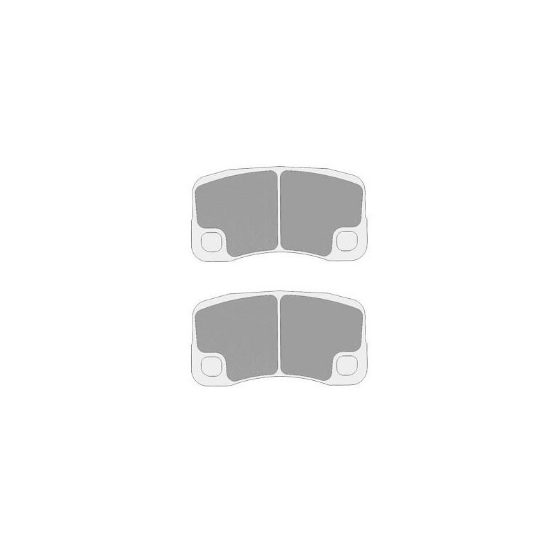 Plaquettes de Frein CL Brakes RC6E Arrière Porsche 997 GT3 - CL-4127-RC6E - 4127 RC6E - 3661768272565