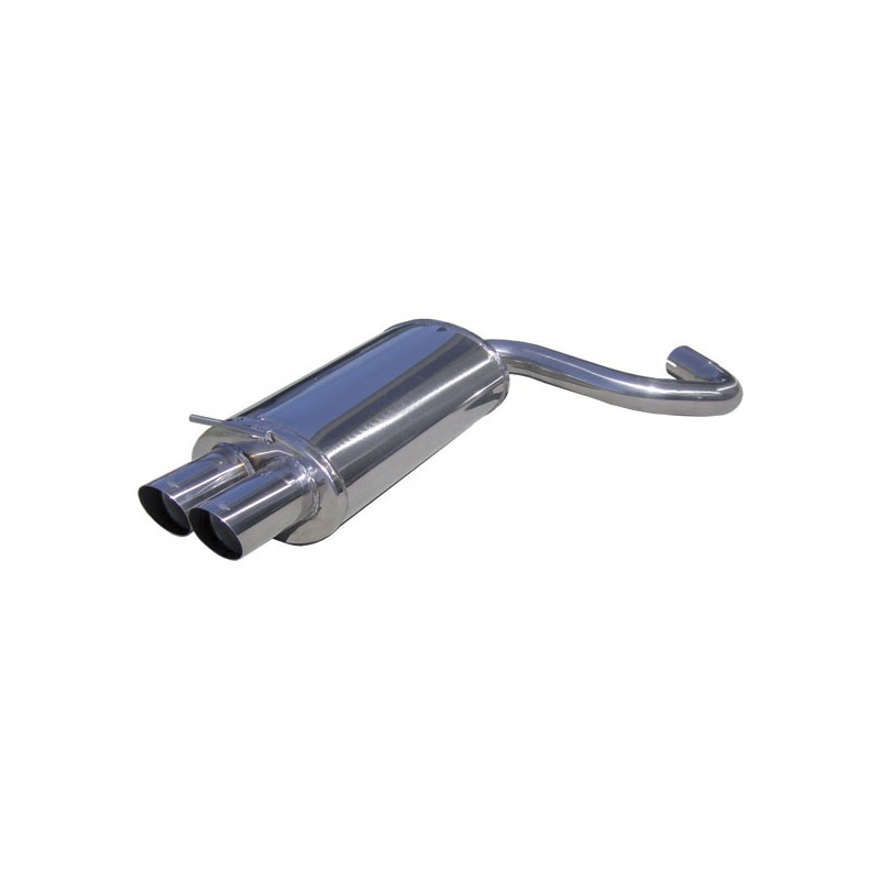 Scarico / Silenziatore Inoxcar Inox BMW E90 320d 2x76mm Racing - IC-OVBM16RA - OVBM.16.RA - 3661768275641