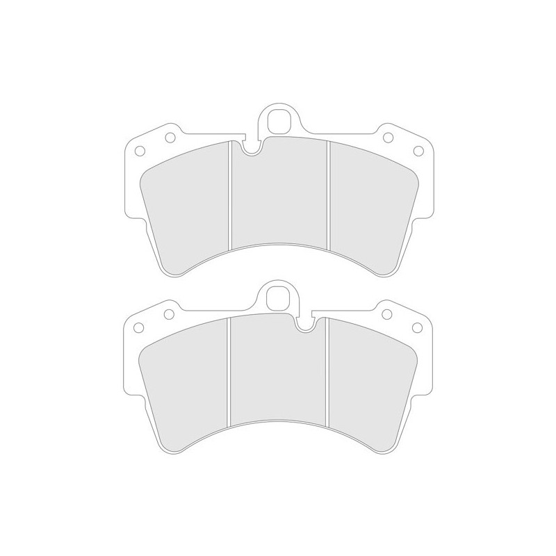 Pastiglie Freno CL Brakes RC6 Prima Porsche Cayenne Turbo - CL-4081-RC6 - 4081 RC6 - 3661768260982