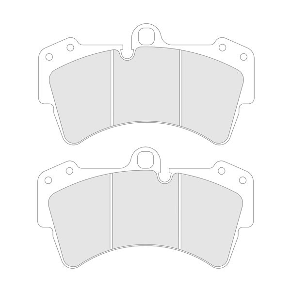 Pastiglie Freno CL Brakes RC6 Prima Porsche Cayenne Turbo - CL-4081-RC6 - 4081 RC6 - 3661768260982