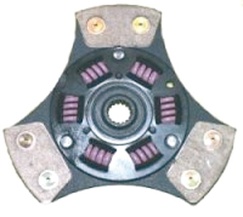 Kupplungsscheibe BRATEX 3 Gleitschuhe Sintermetall gedämpft 6 FedernFiat Uno Turbo ie - EMB-2553 - 3661768286623