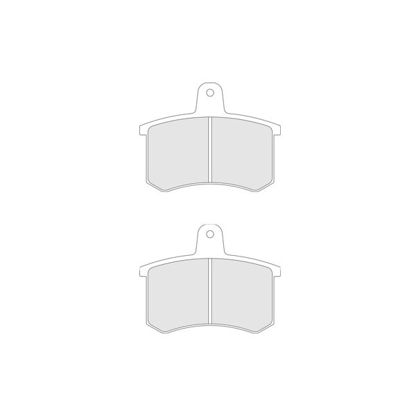 Brake Pads  CL Brakes RC5+ Back Audi Quattro 85 - CL-4010-RC5+ - 4010 RC5+ - 3661768288528