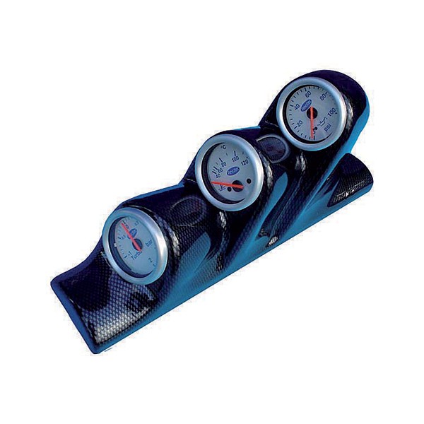 Windschutzscheibenhalter 3 Manometer Revotec Gerade - REN-SUGM3R - GM3R - 3661768290767