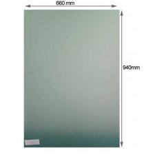 Plaque de Protection Intérieur Aile Epaisseur 2 mm Dimensions 940X660 Blanc