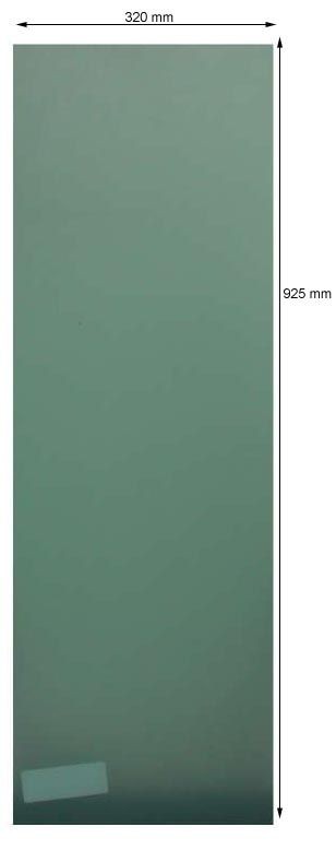 Plaque de Protection Intérieur Aile Epaisseur 2 mm Dimensions 925X320 Blanc - BOR20-925X320-BL - 3661768298602