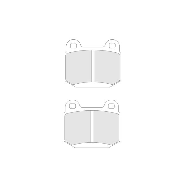 Plaquettes de Frein CL Brakes RC6 Avant Lotus Elise/ Arière Renault Clio R3 - CL-4060-RC6-143 - 4060T14 RC6 - 3661768300176