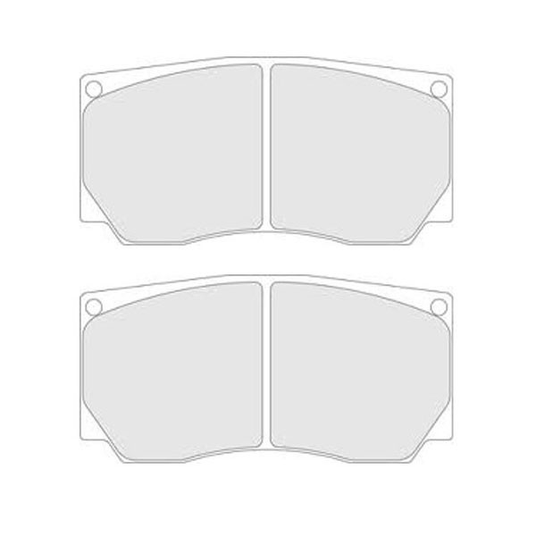 Brake Pads  CL Brakes RC8 Front Mitsubishi Lancer Evo IX - CL-5011W61T17RC8 - 5011W61T17,5 RC8 - 3661768310731