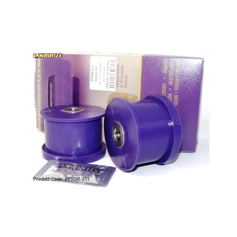 Silent-Bloc Powerflex Diferenziale Mazda RX 7 (2 Pezzi) - PF-R36311-2 - PFR36-311 - 5055676505088