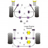 Silent-Bloc Powerflex Support Moteur Inférieur Arrière Toyota MR2 (1 Pièce)