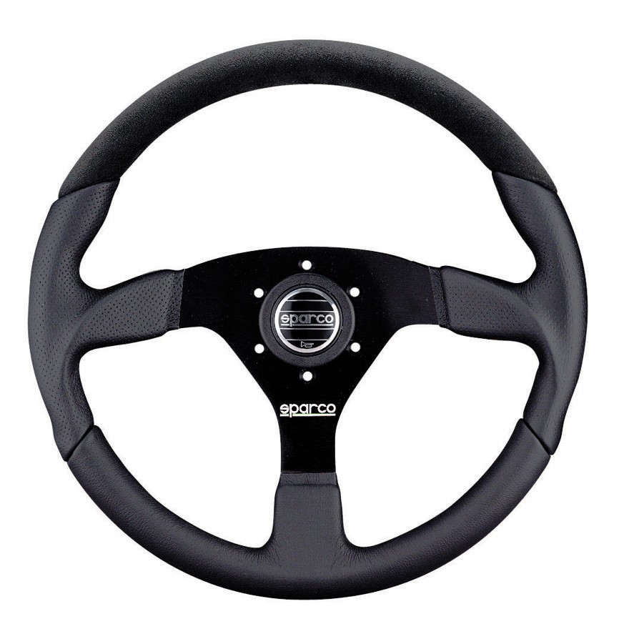 Volant Sparco L505 Peau Retournée / Cuir - 015TL522TUV - 015TL522TUV - 8033280067731