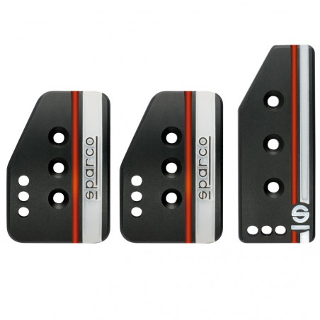 Kit 3 Pédales Sparco Settanta Noir