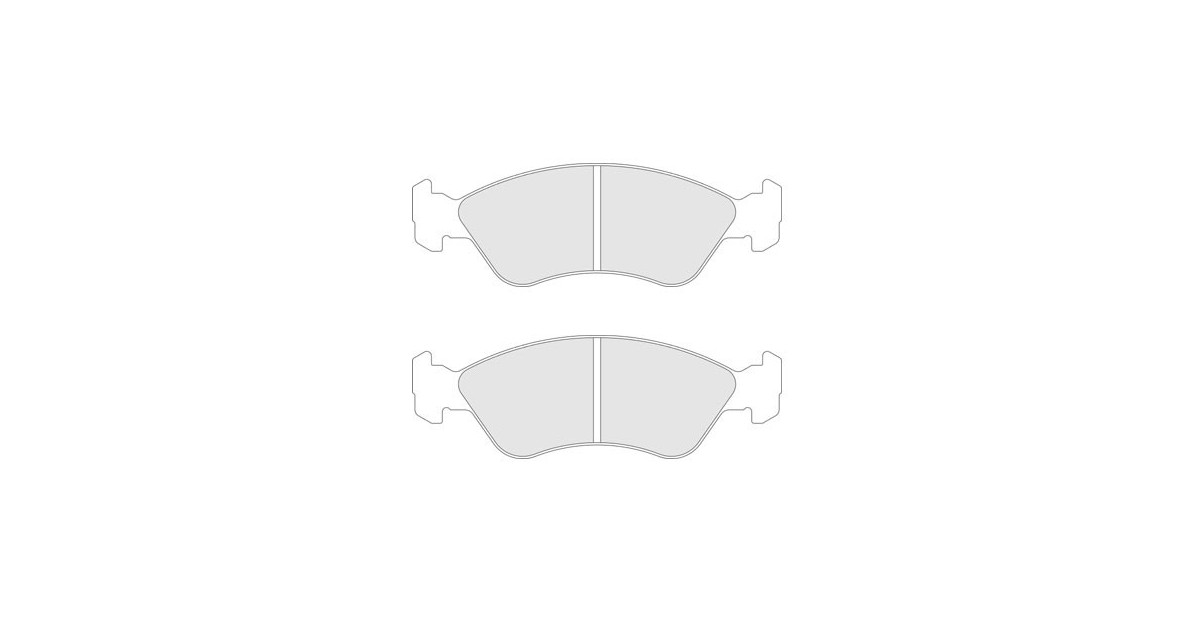 Brake pads CL Brakes RC6 rear Opel Astra F 1,6 16V