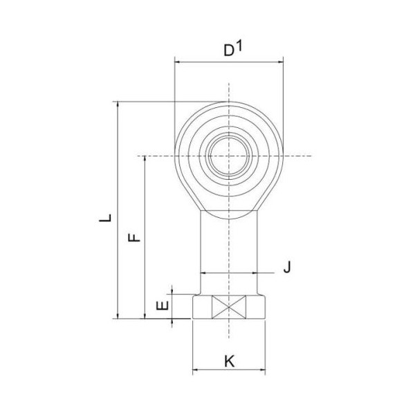Kugelgelenk Wettkampf Rodobal Innengewinde 1/4" Auge - RO-AW-4T - AW-4T - 3661768333419