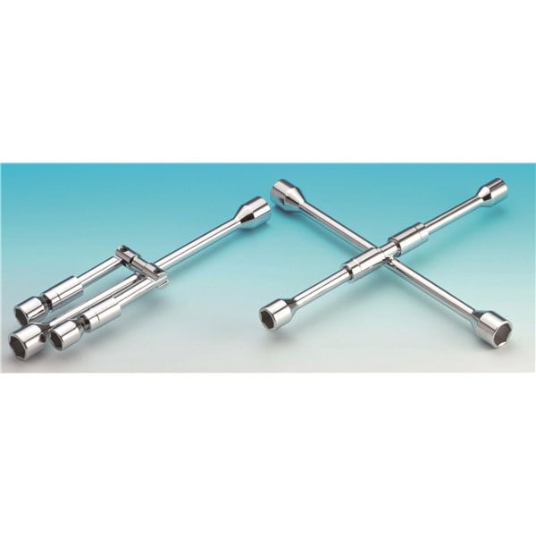 Faltbarer Kreuzschlüssel Steckschlüsselgröße: 17/19/21/23mm - AS-1820P - 3661768336885