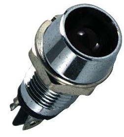 Mini Voyant LED Rouge / Chrome - LU-K171 - 3661768058374