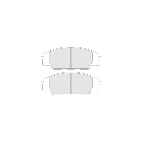 Bremsbeläge CL Brakes RC8R Vorne Honda Civic - CL-4070-RC8R - 4070 RC8R - 3661768342411