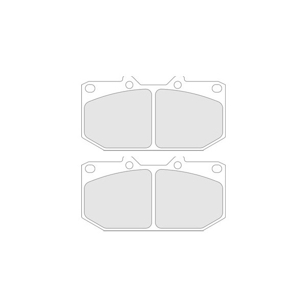 Plaquettes de Frein CL Brakes RC5+ Avant Subaru 4 Pistons - CL-4047-RC5+ - 4047 RC5+ - 3661768344040