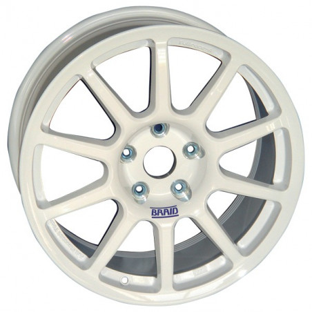 Jante BRAID FullRace A 7X17 CITROEN C2 Gr.A/Saxo, PEUGEOT 106/205/306/309 Blanc